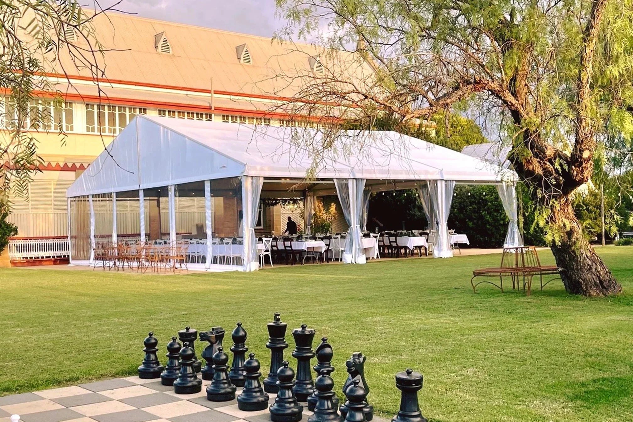 What are the key considerations for selecting event marquees for a large corporate gathering in 2026?