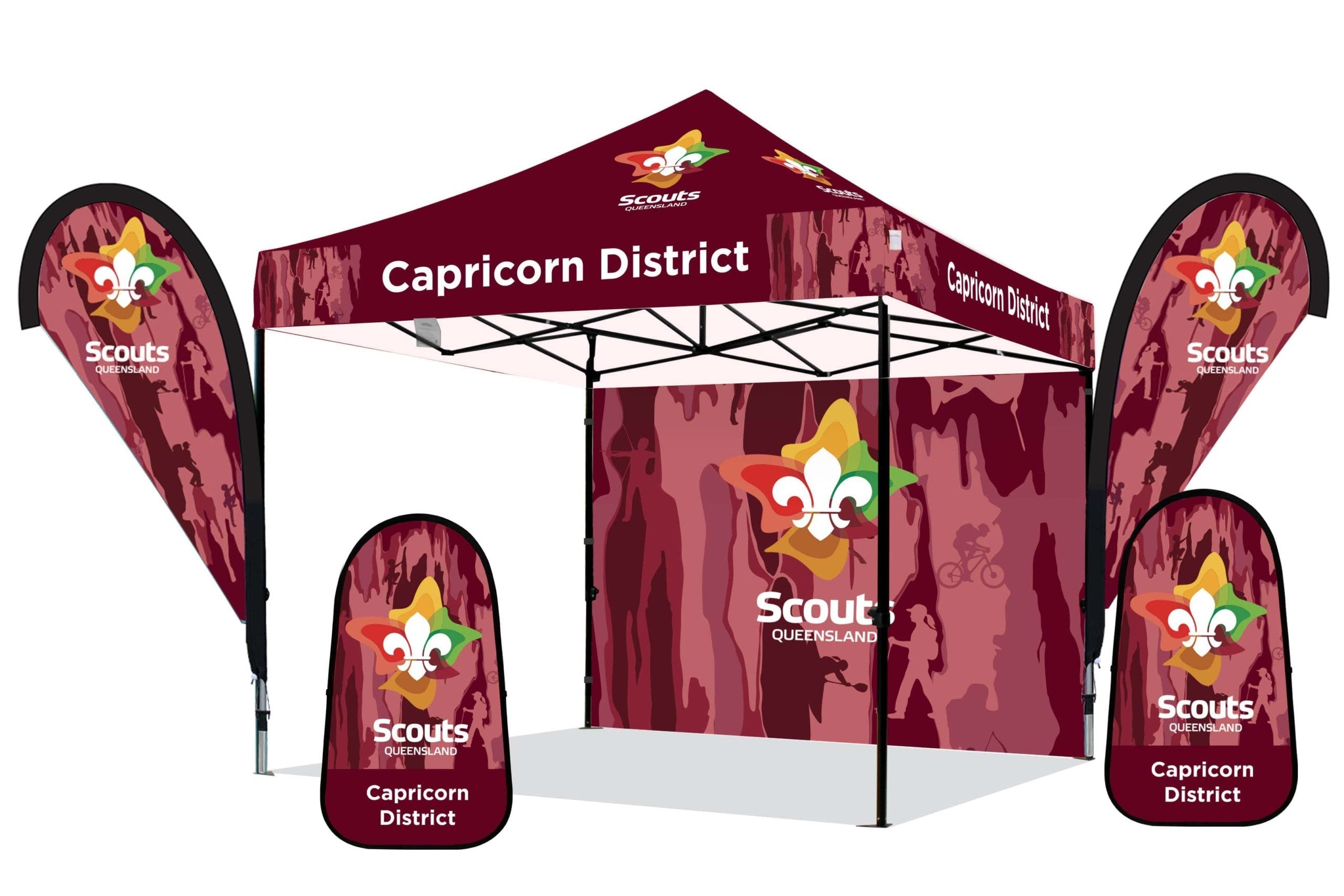 Custom Branded Outdoor Tents and Marquees for Scout Groups