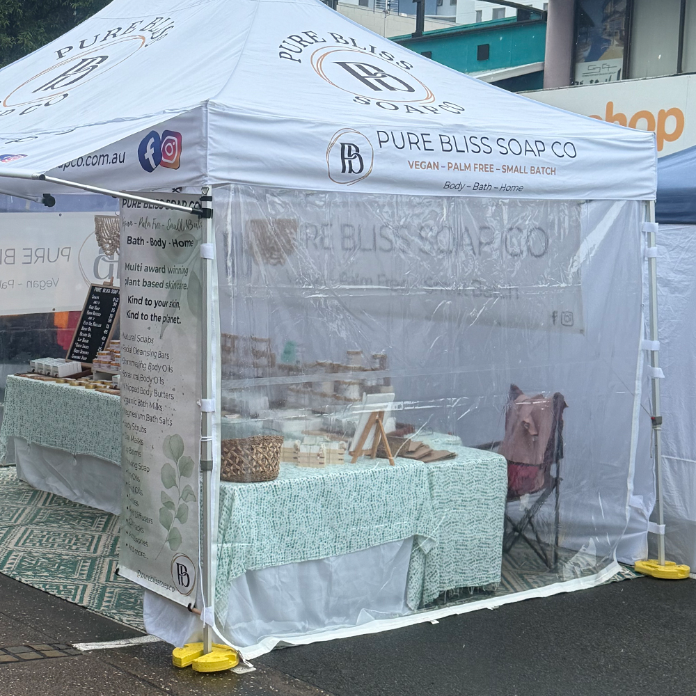 3m Marquee Clear PVC Full Wall | Marquee Accessory