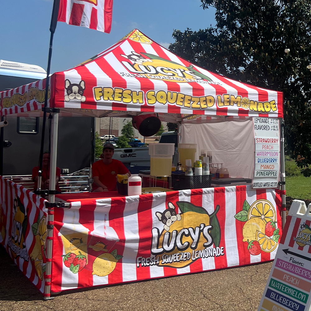 3m Printed Marquee Half Wall | Marquee Accessory