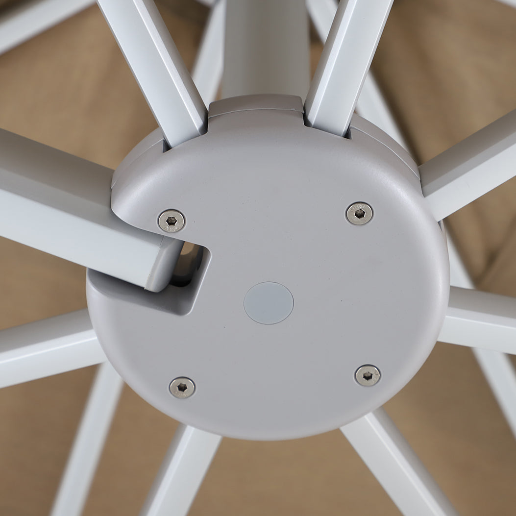 3.5m x 3.5m Custom Printed Granada 120 Cantilever Square | Umbrellas