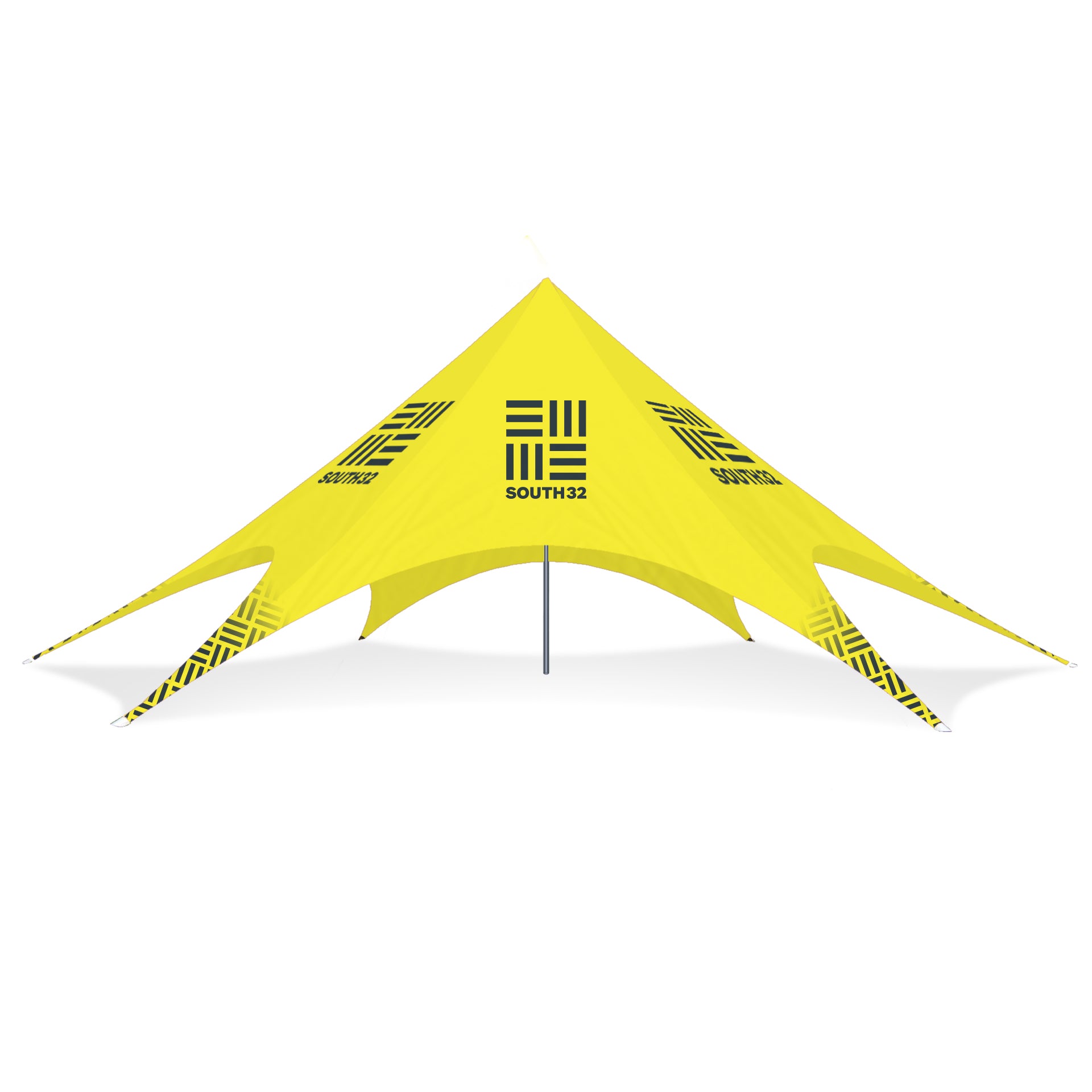 16m Single Pole Custom Star Shade | Star Tents
