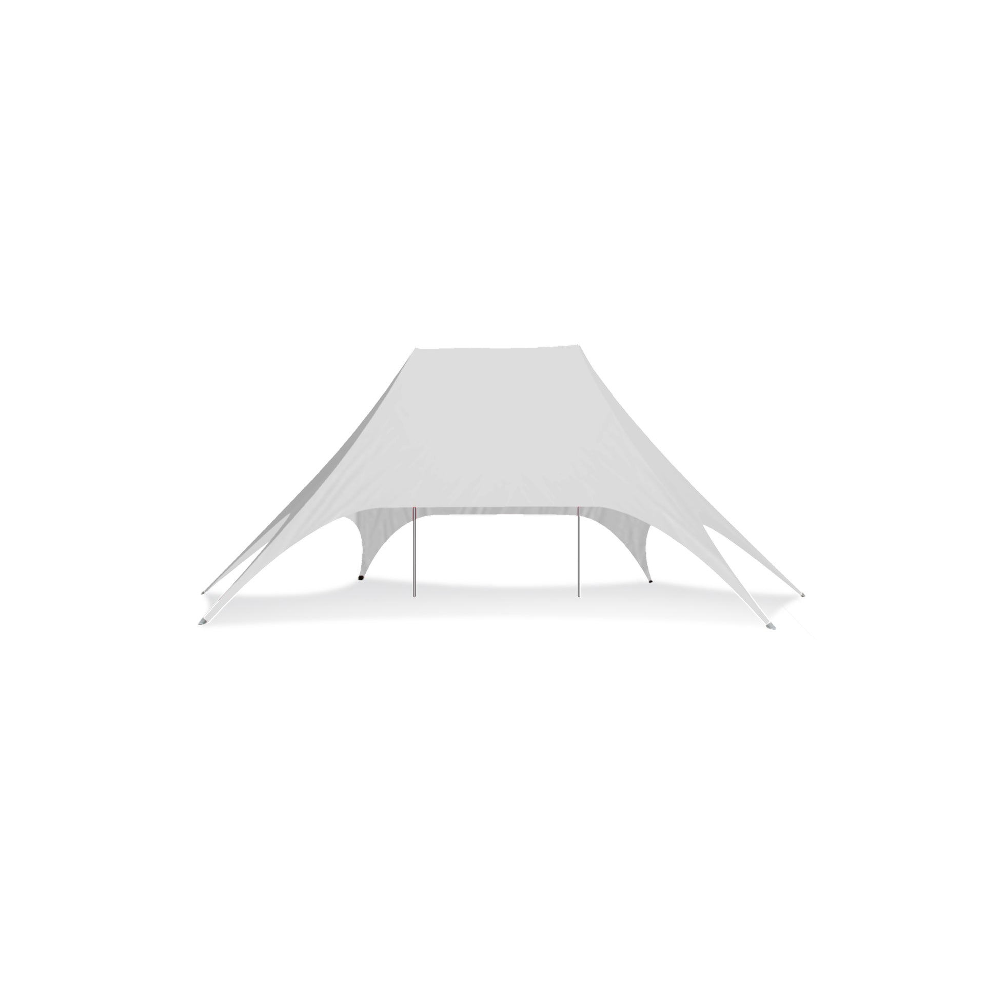 16m x 10.5m Double Pole Star Shade | Star Tents