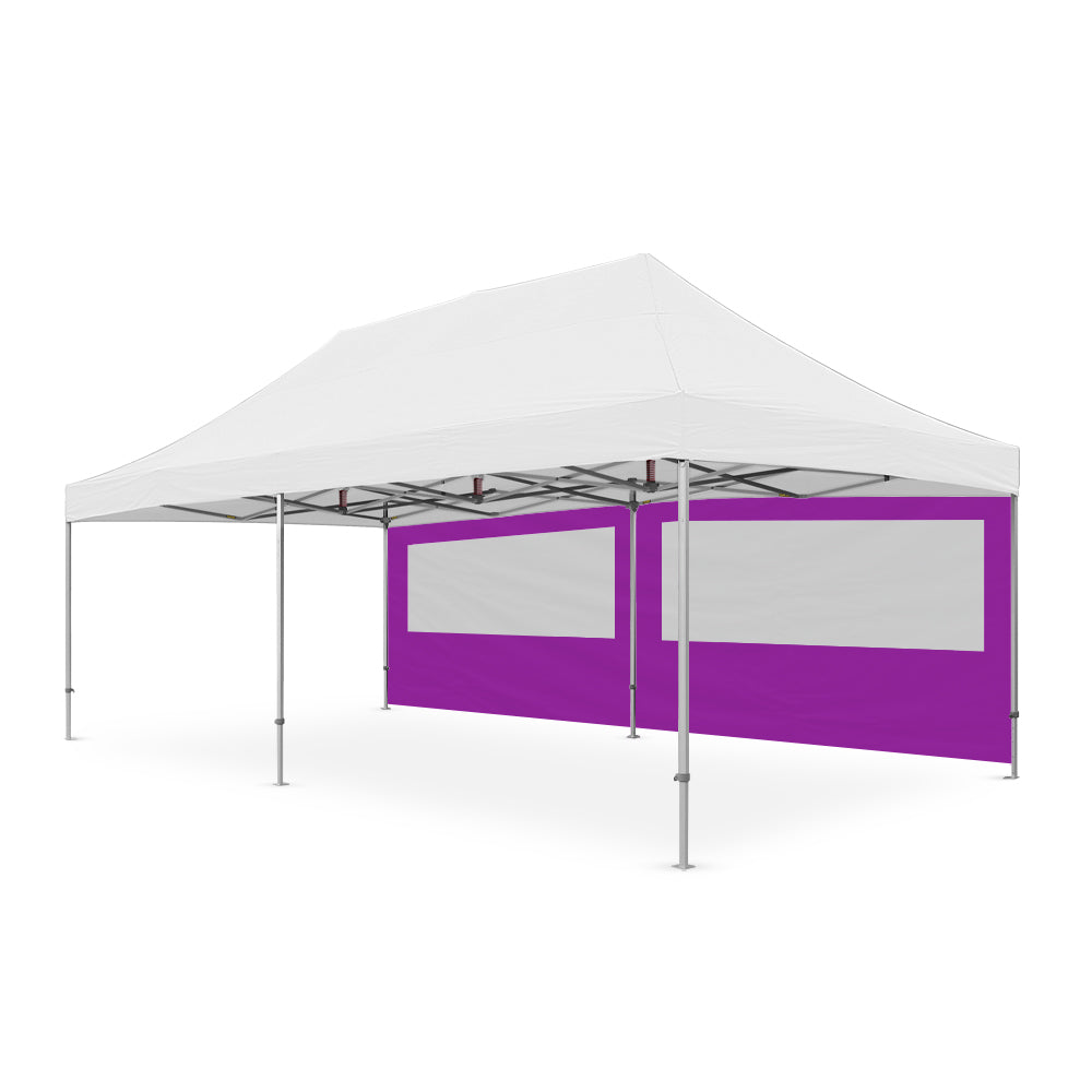8m Marquee PVC Window Wall | Marquee Accessory