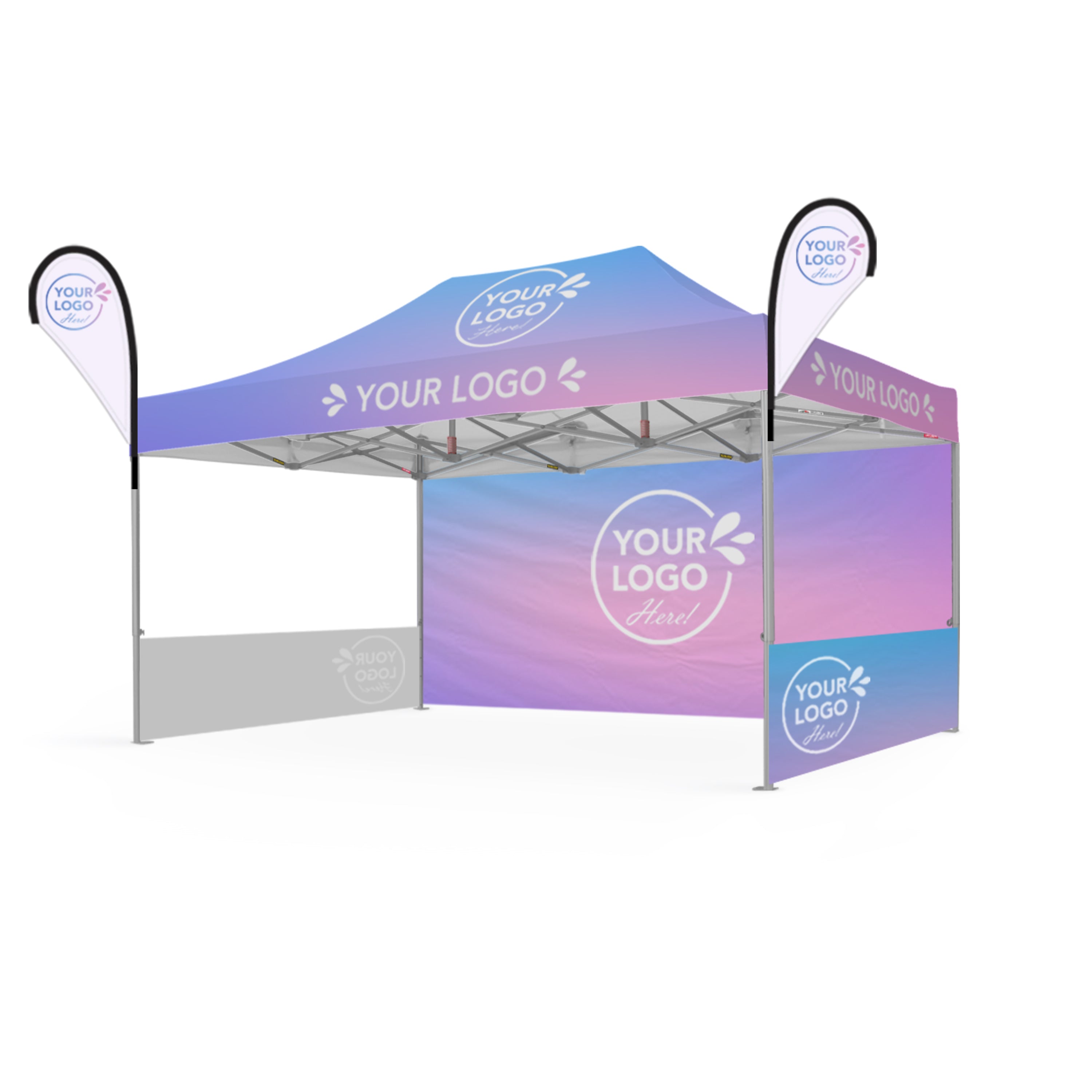 3m x 4.5m Printed Folding Marquee | Executive Display Package