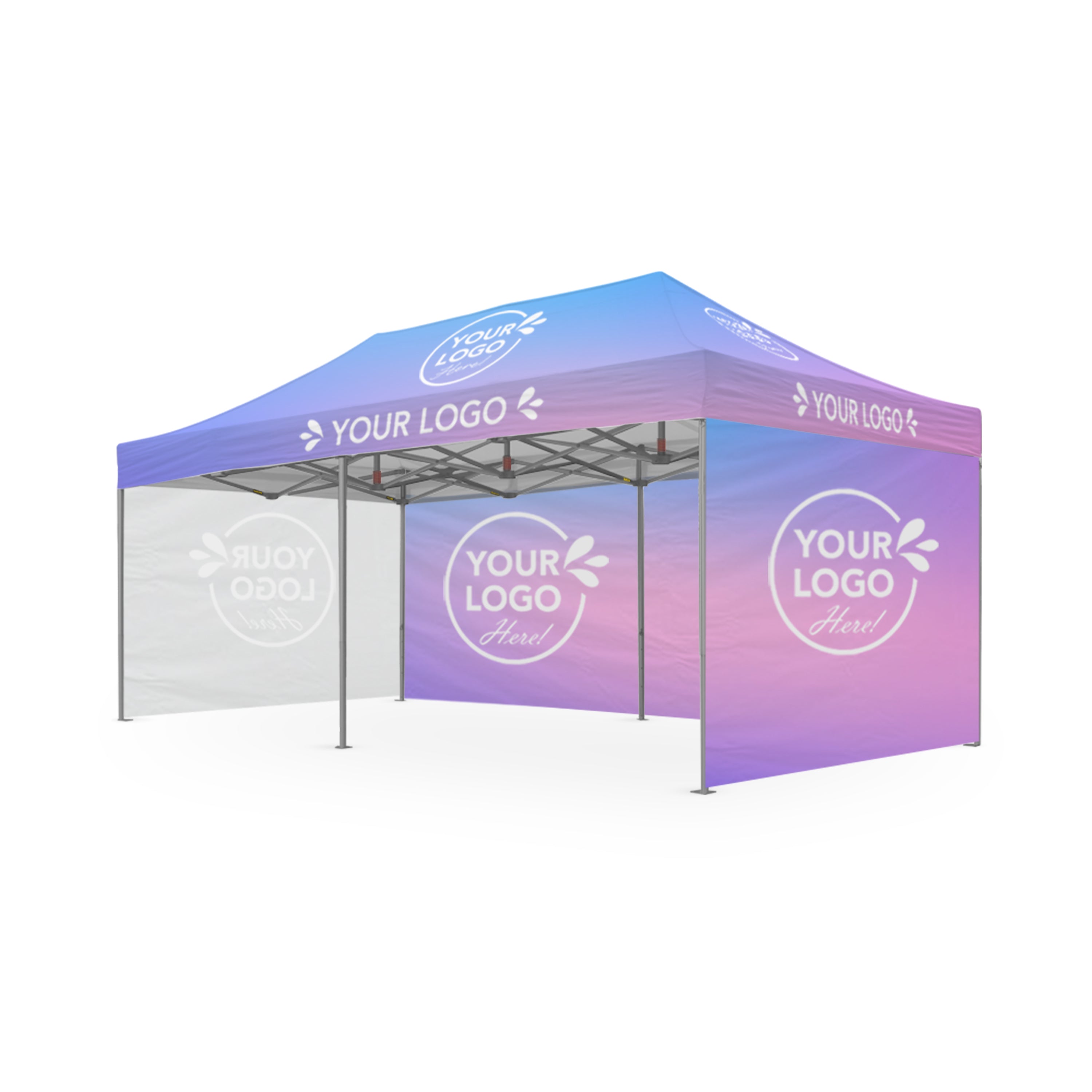 3m x 6m Printed Folding Marquee | Showcase Wall Package