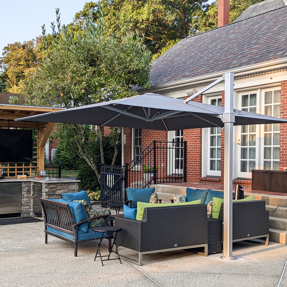 4m x 4m Granada 120 Cantilever Square | Umbrellas