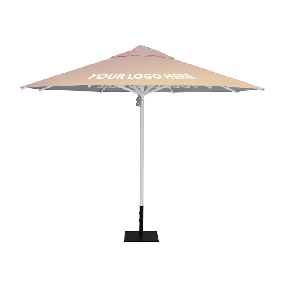 3.5m dia. Custom Printed Saville Octagonal | Umbrellas