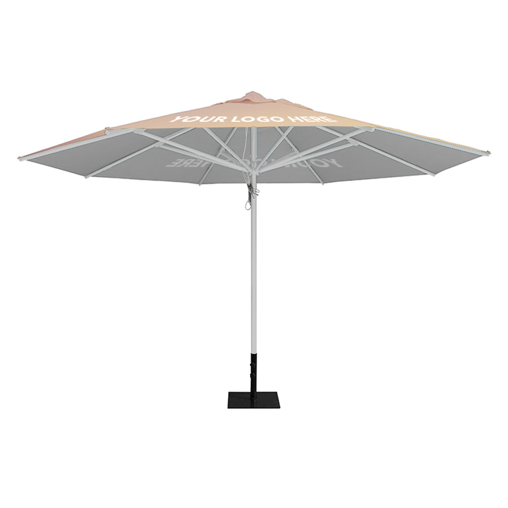4m dia. Custom Printed Saville Octagonal | Umbrellas
