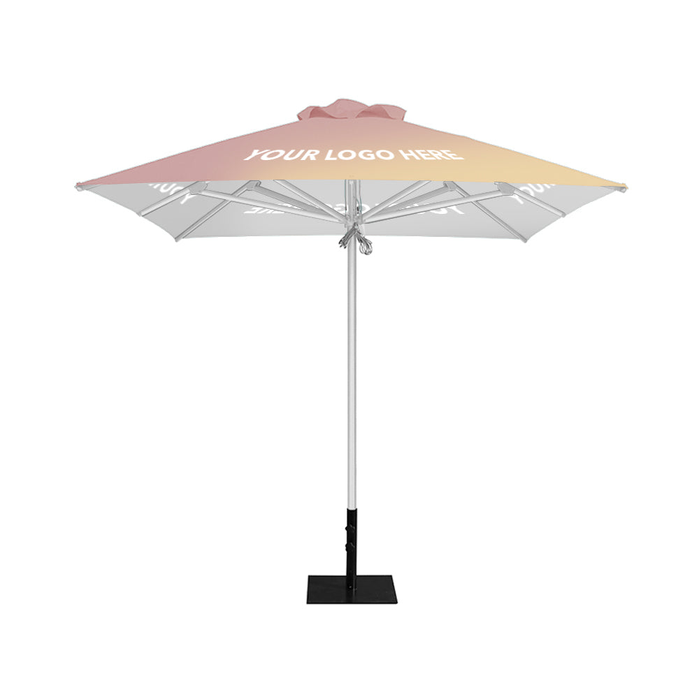 2m x 2m Custom Printed Saville Square | Umbrellas