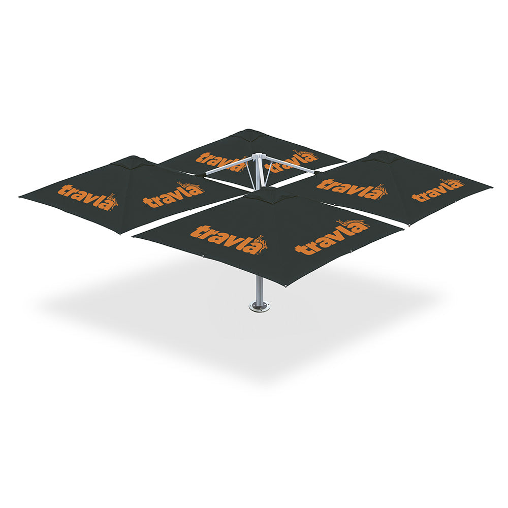 3m x 3m Custom Printed Montilla 110 Cantilever | Umbrellas