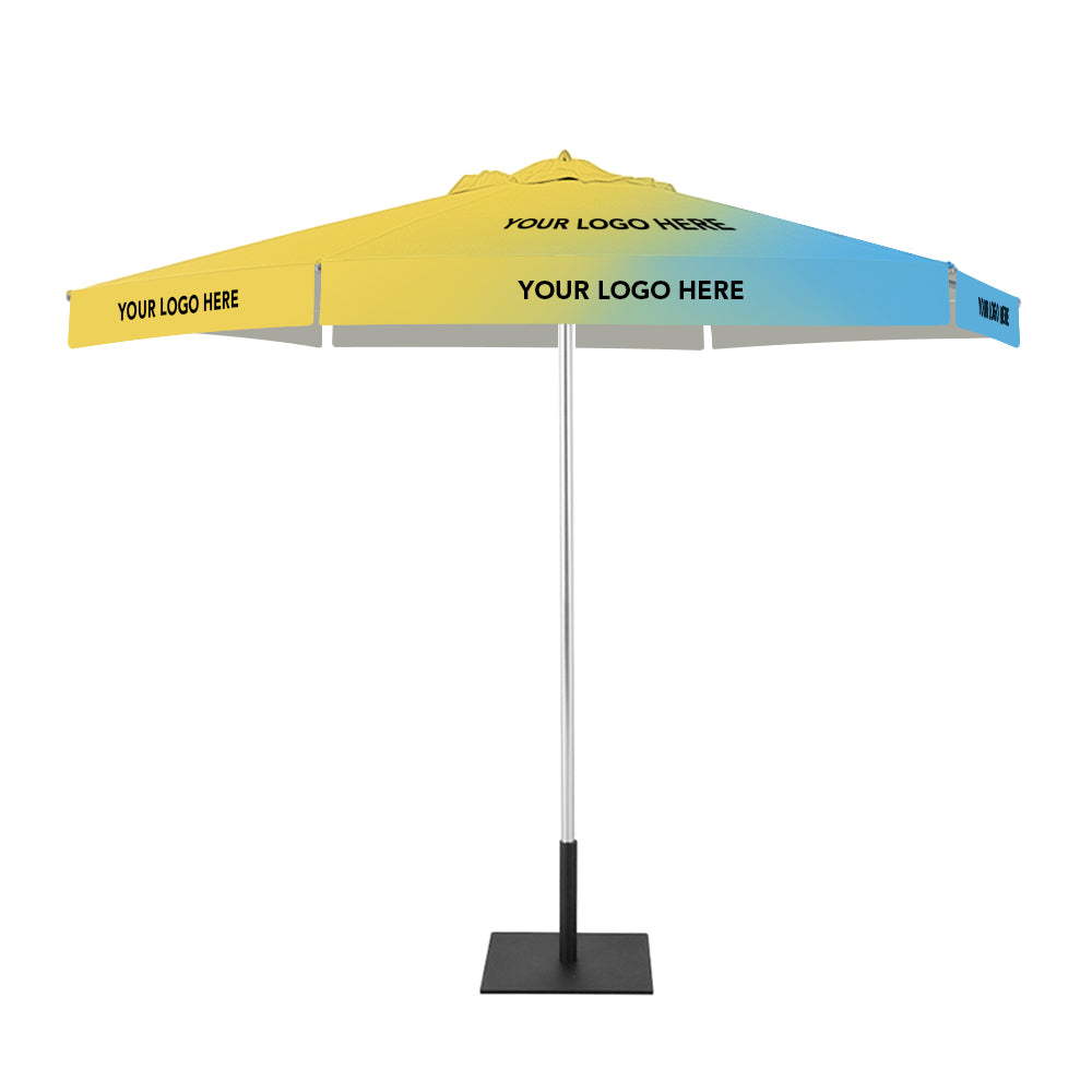 2.7m dia. Custom Printed Classic Octagonal | Umbrellas