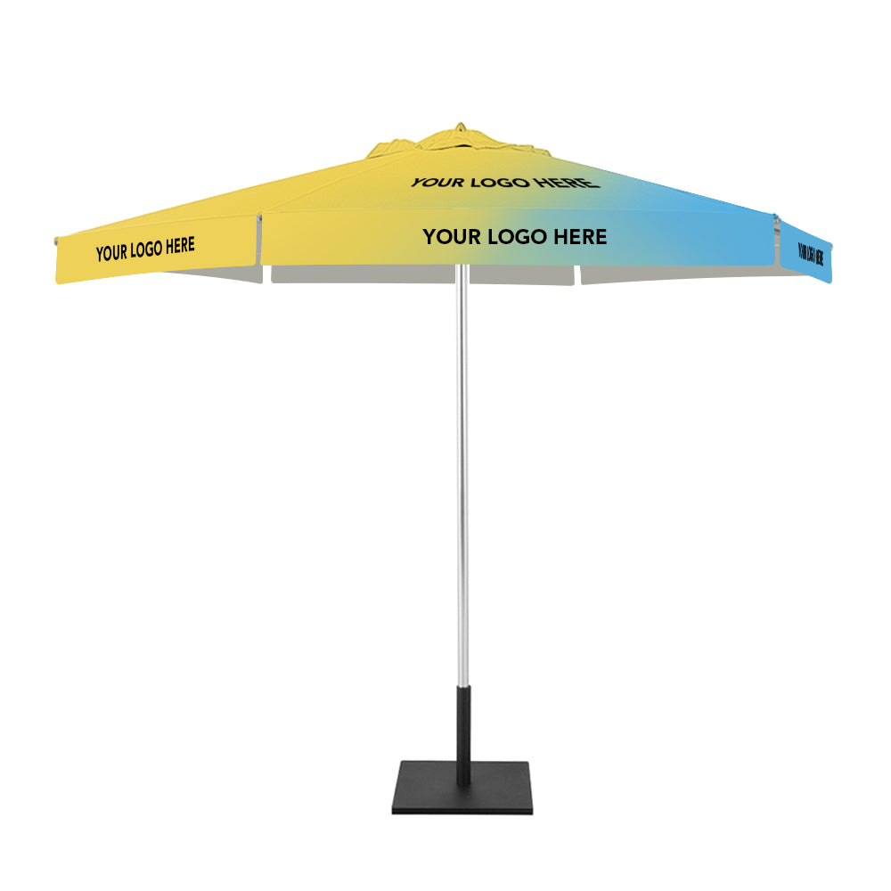 2.7m dia. Custom Printed Classic Octagonal | Umbrellas