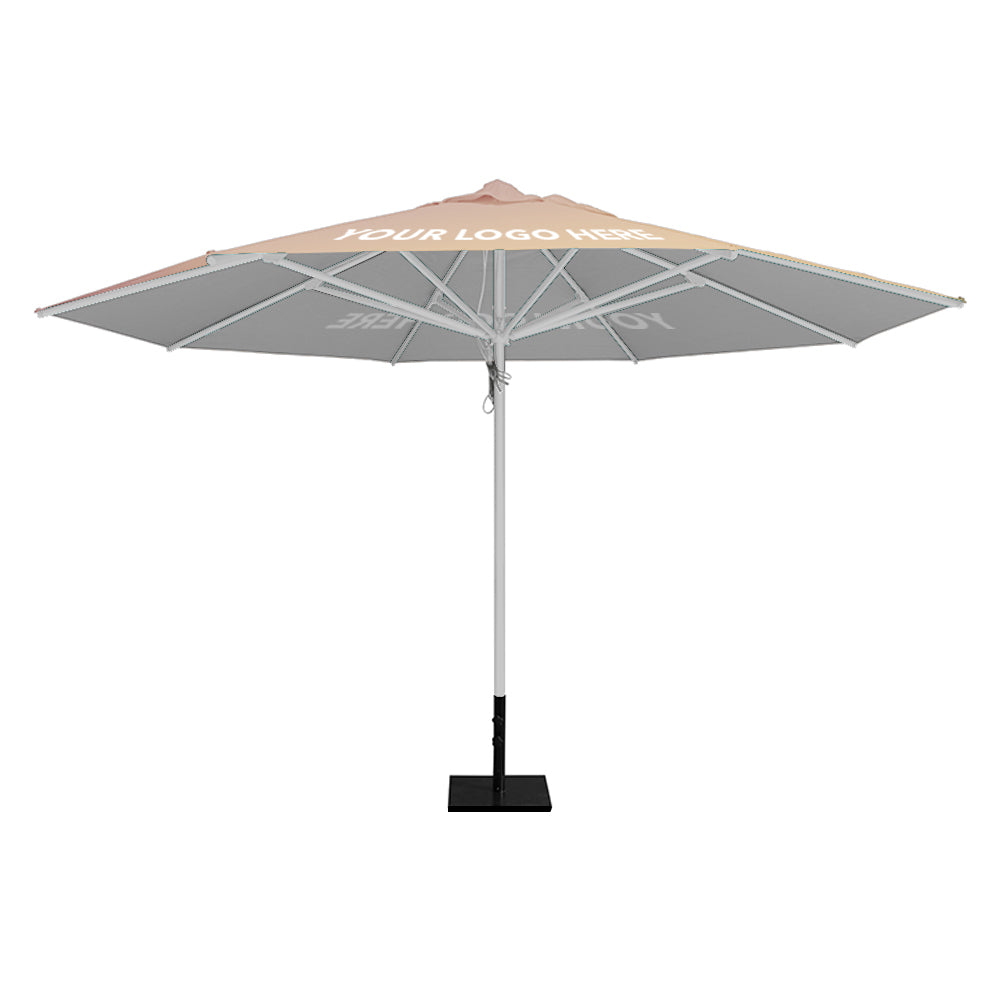 4m dia. Custom Printed Saville Octagonal | Umbrellas