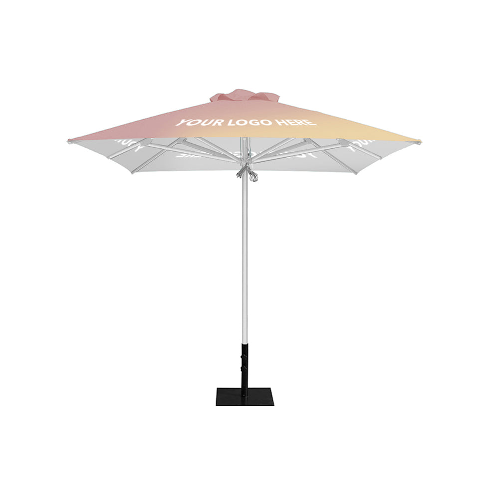 2.5m x 2.5m Custom Printed Saville Square | Umbrellas