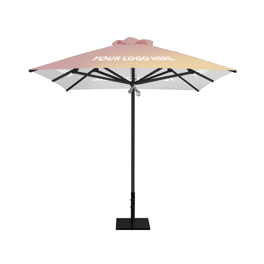 2m x 2m Custom Printed Saville Square | Umbrellas