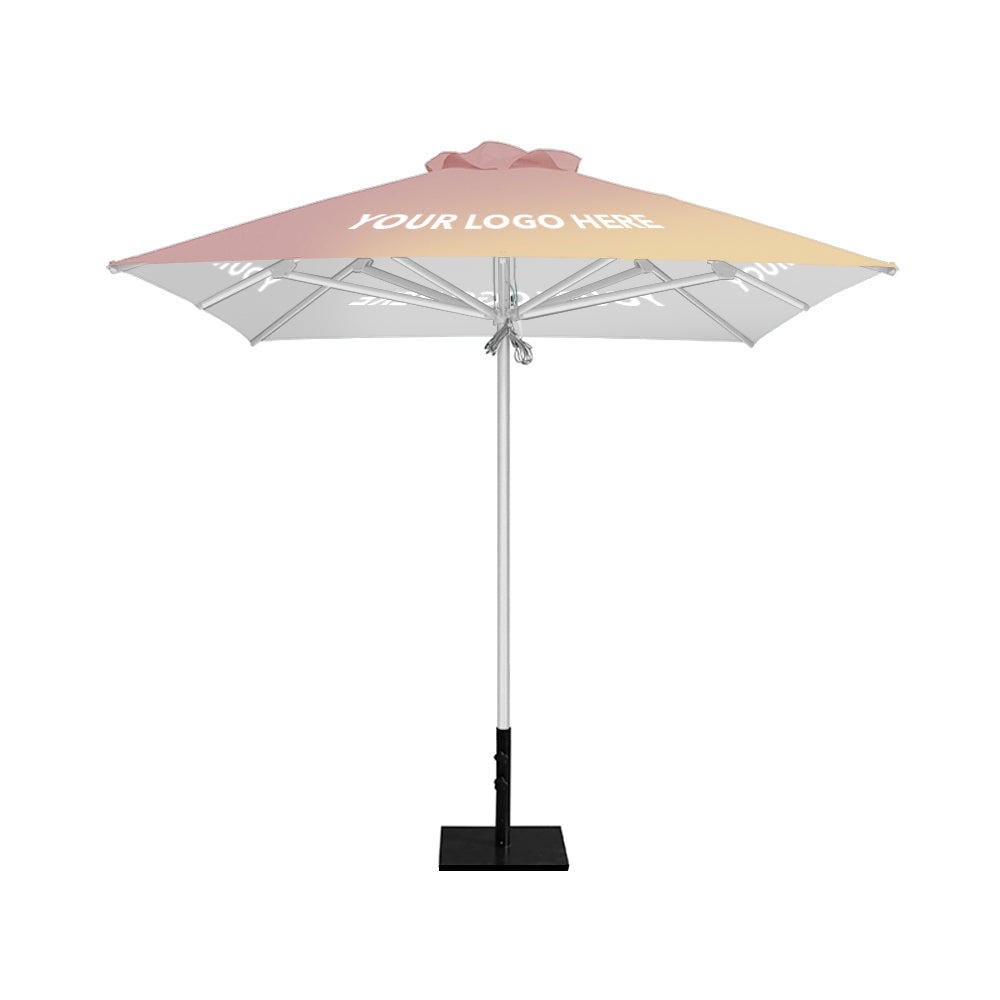 2m x 2m Custom Printed Saville Square | Umbrellas