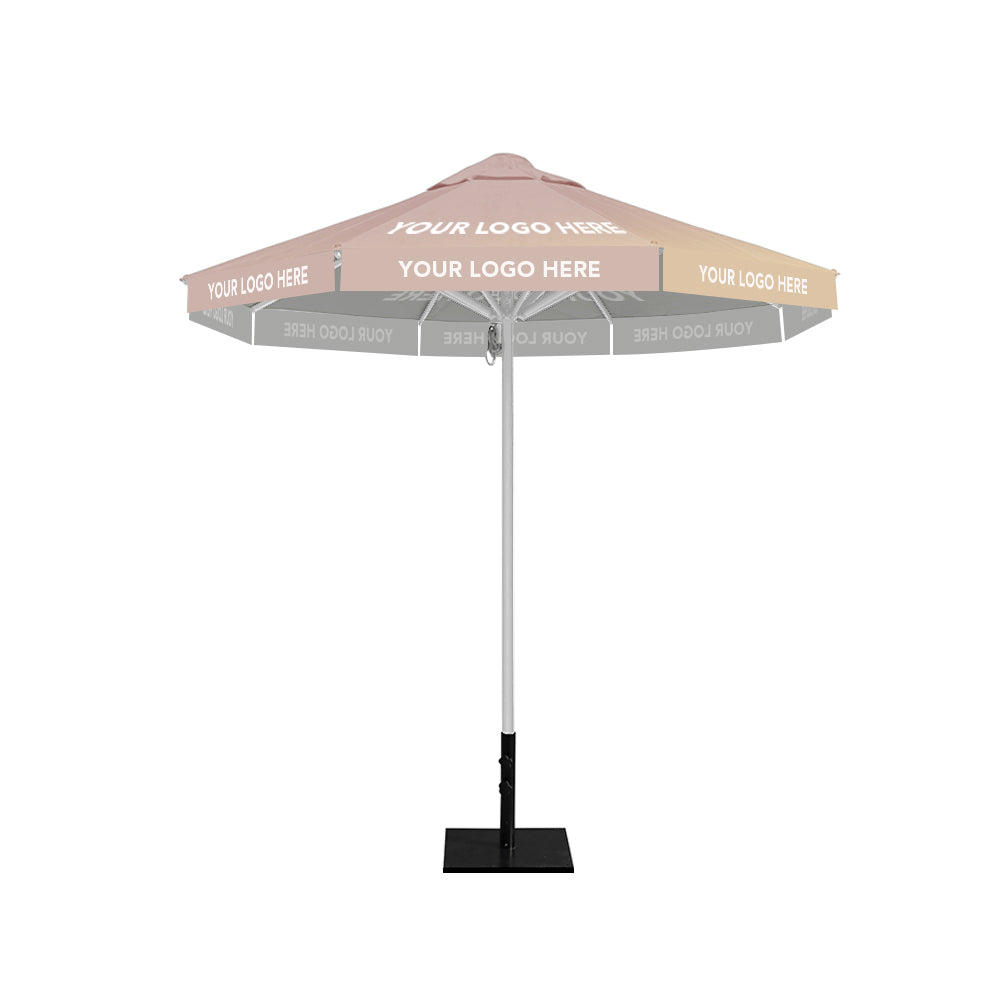 2.5m dia. Custom Printed Saville Octagonal | Umbrellas