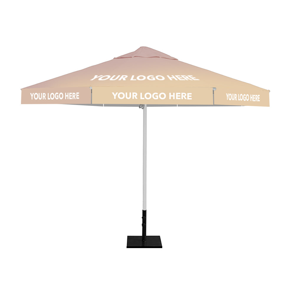 3.5m dia. Custom Printed Saville Octagonal | Umbrellas