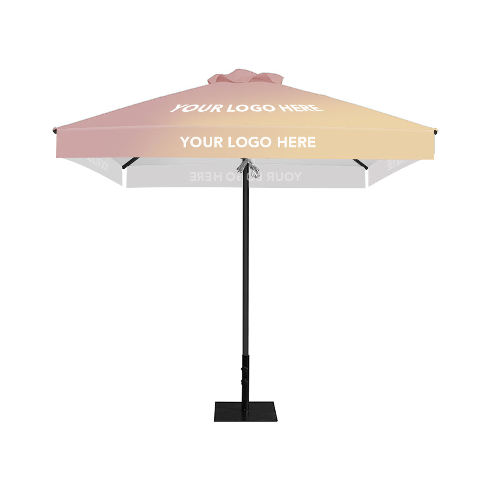 2m x 2m Custom Printed Saville Square | Umbrellas