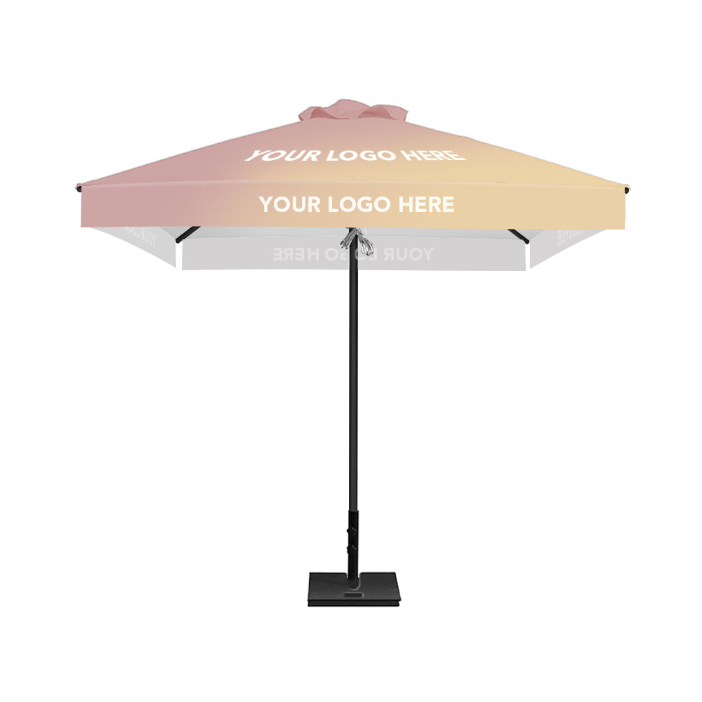 2m x 2m Custom Printed Saville Square | Umbrellas