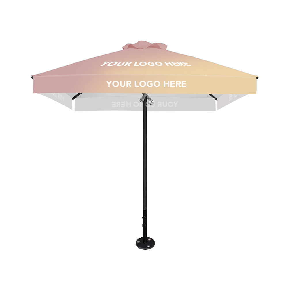 2m x 2m Custom Printed Saville Square | Umbrellas
