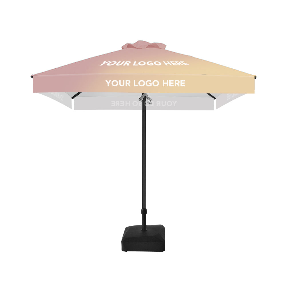 2m x 2m Custom Printed Saville Square | Umbrellas