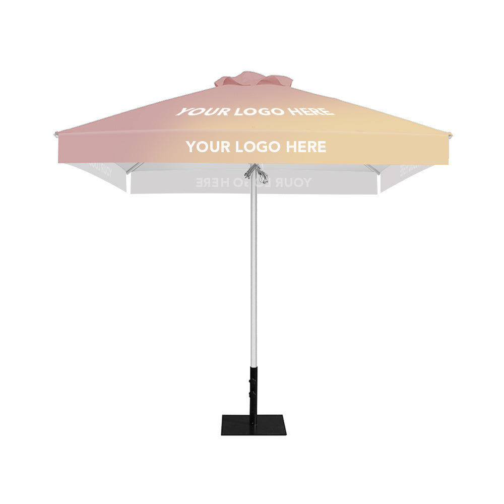 2m x 2m Custom Printed Saville Square | Umbrellas