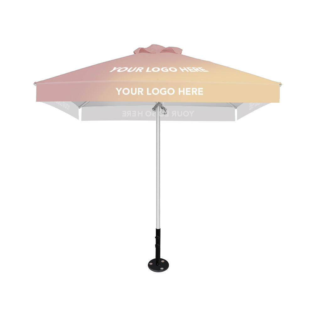 2m x 2m Custom Printed Saville Square | Umbrellas