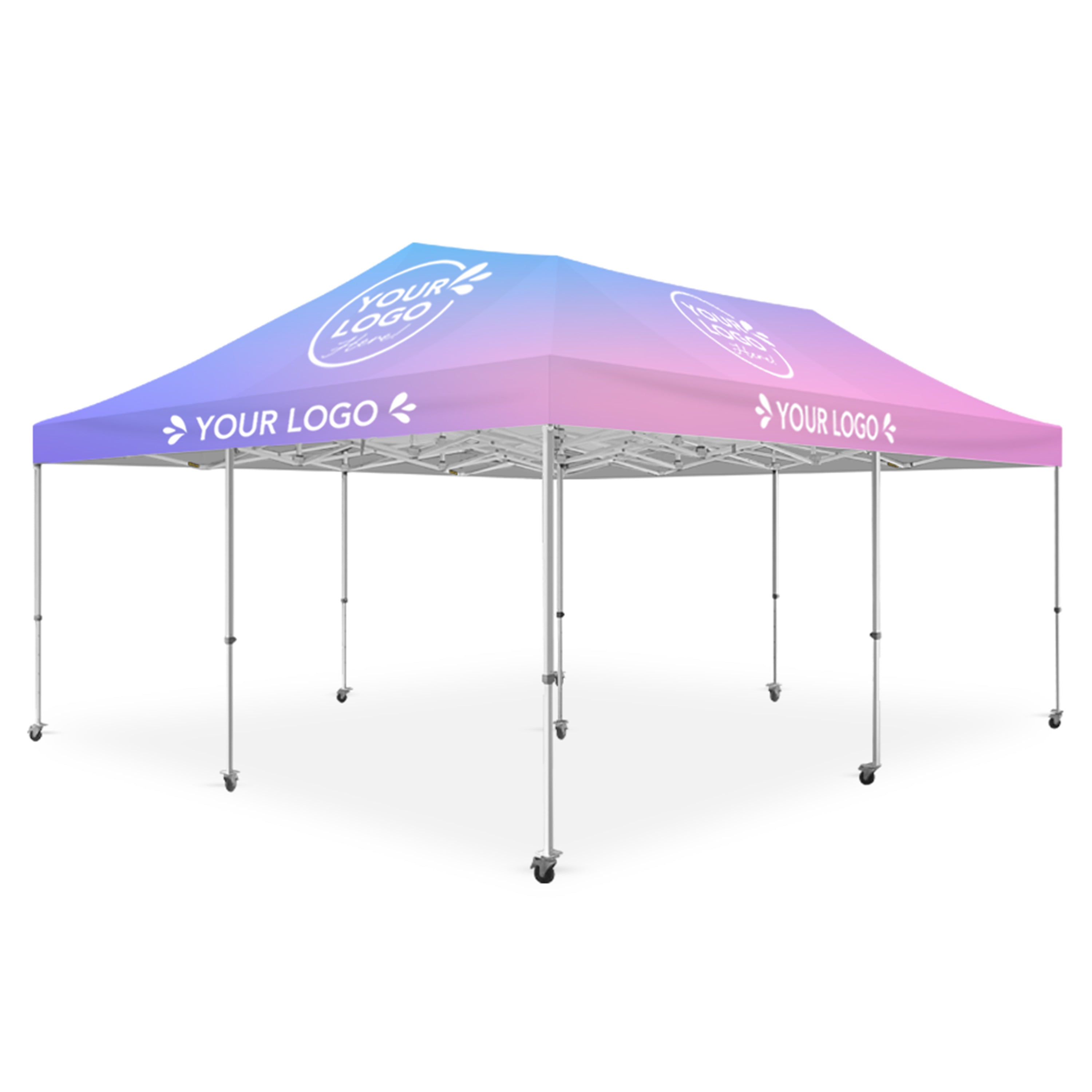 6m x 6m Printed Folding Marquee