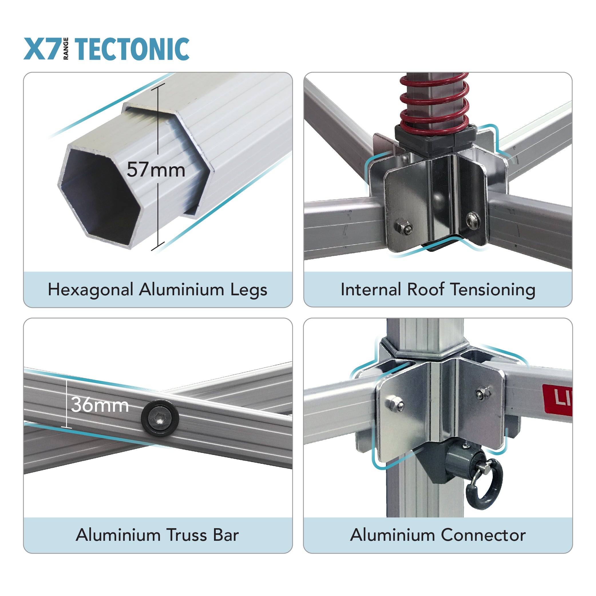 4m x 6m Printed Folding Marquee