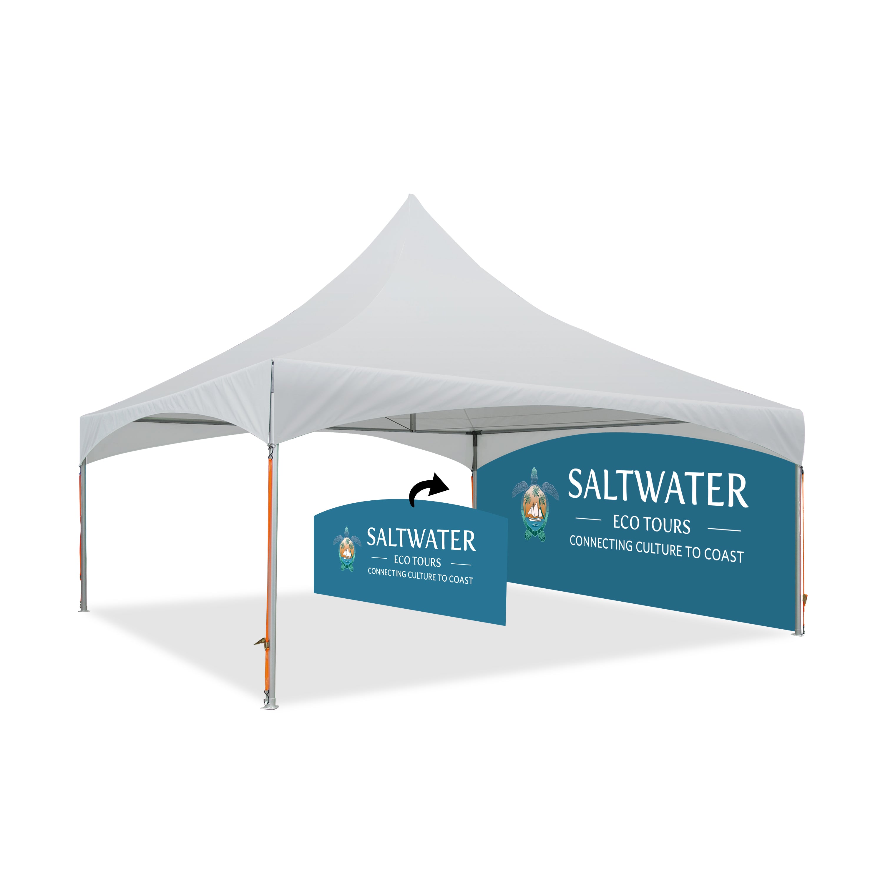 6m Pavilion Printed Wall | Semi-Permanent Tent Accessory