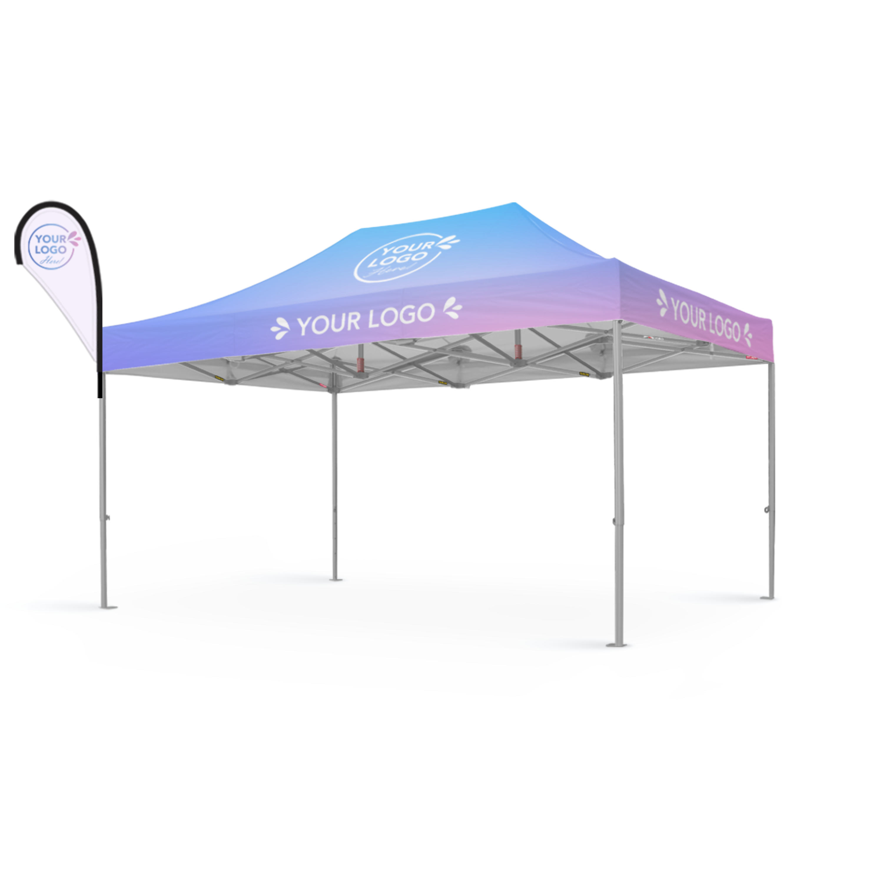 3m x 4.5m Printed Folding Marquee | Banner Boost Package