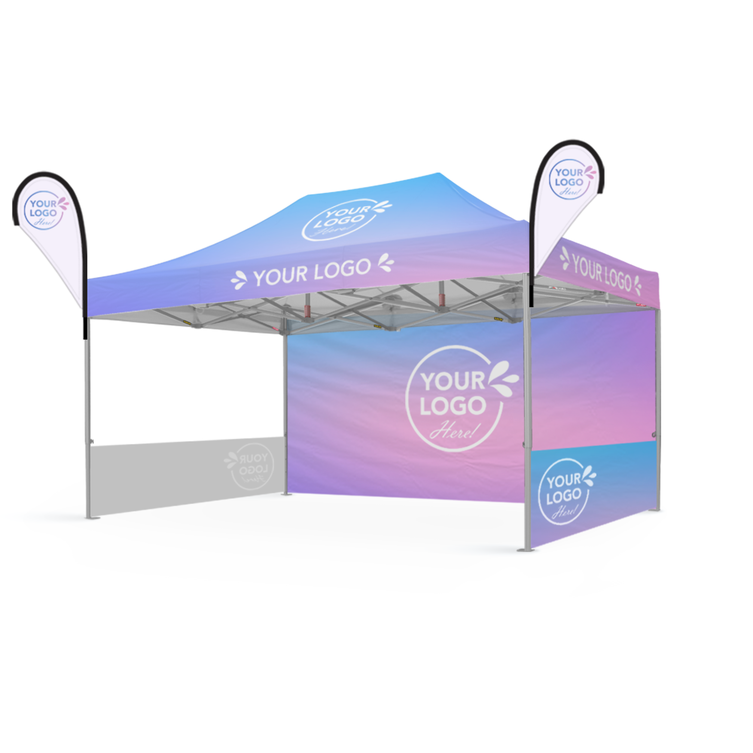 3m x 4.5m Printed Folding Marquee | Executive Display Package