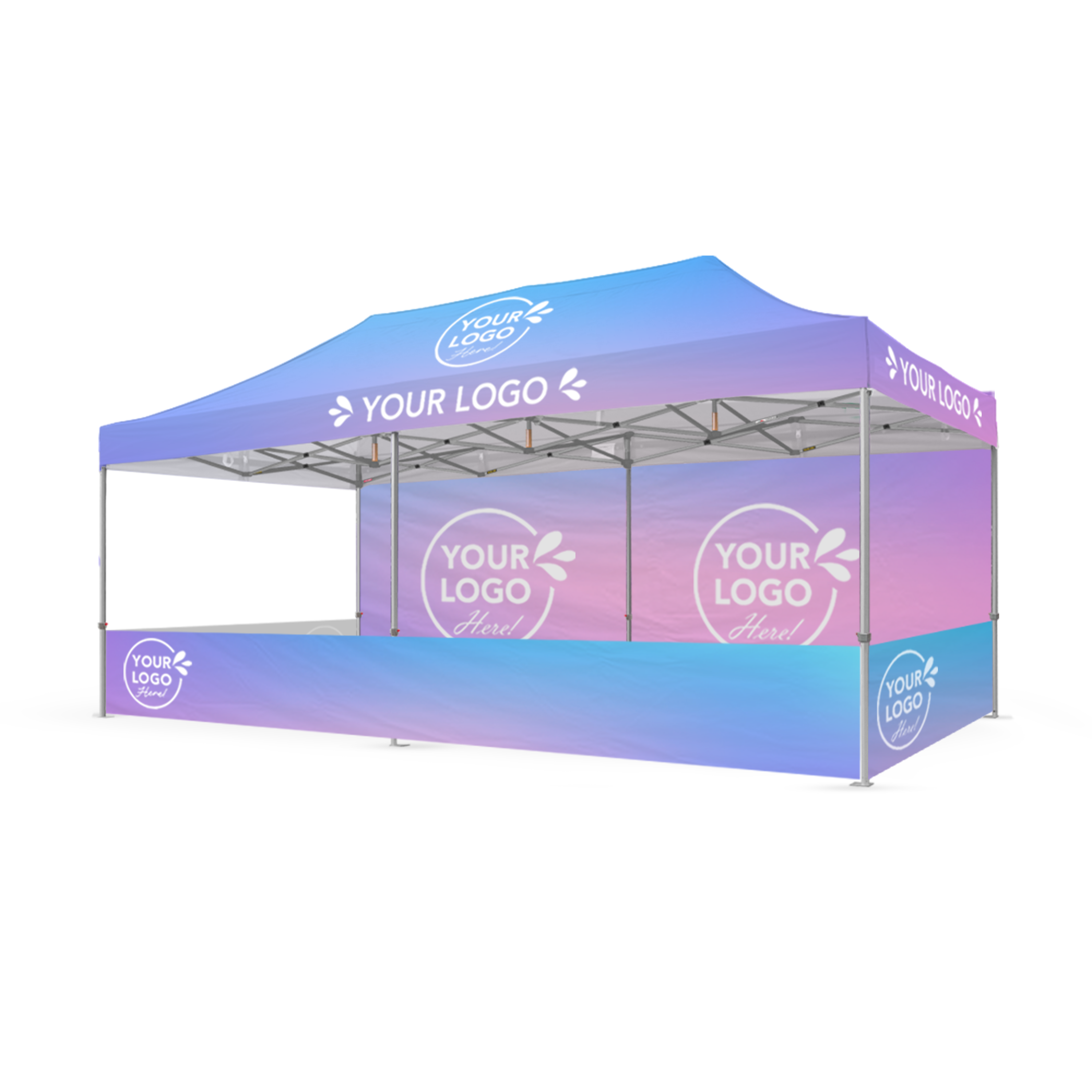 3m x 6m Printed Folding Marquee | Engage Package