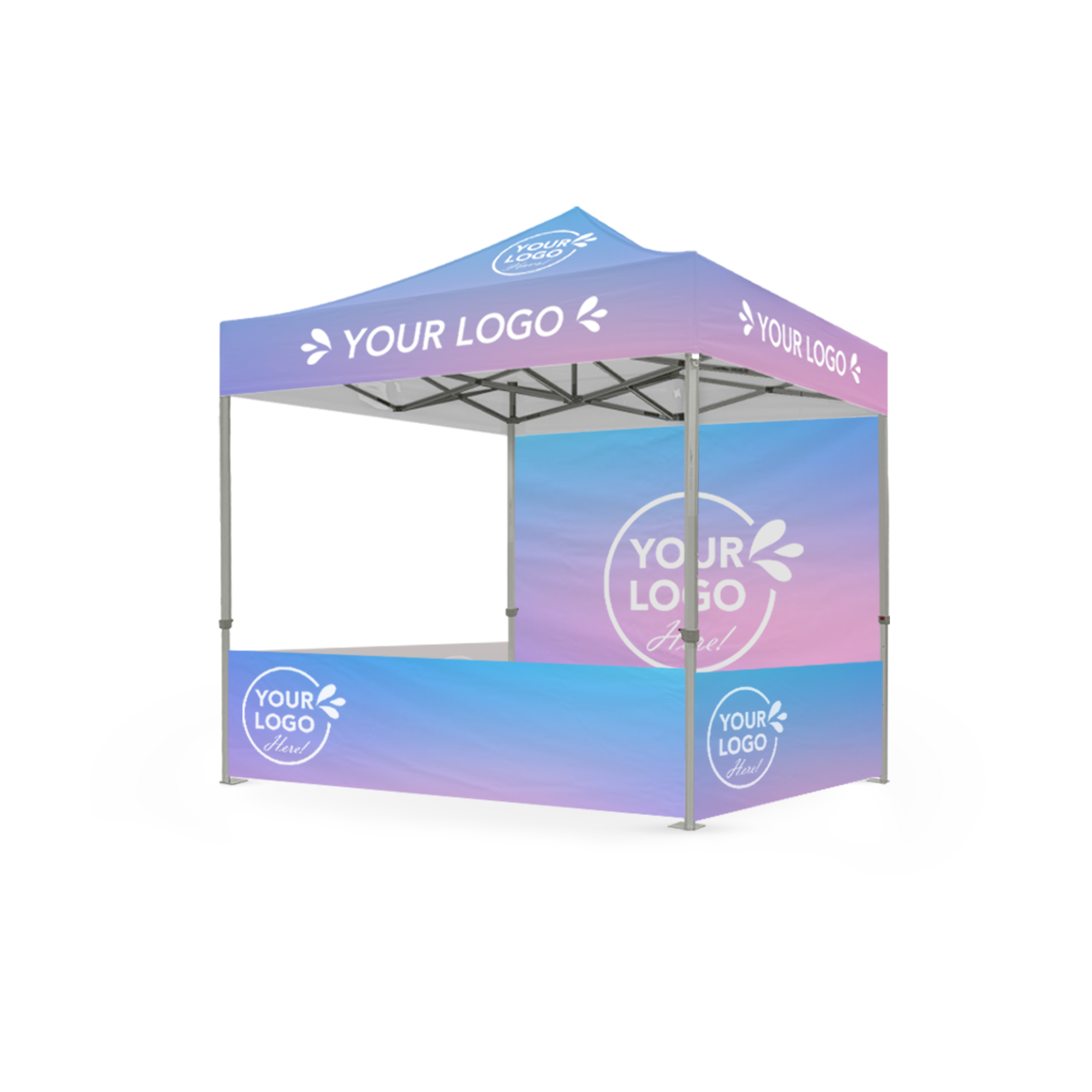 2.4m x 2.4m Printed Folding Marquee | Engage Package