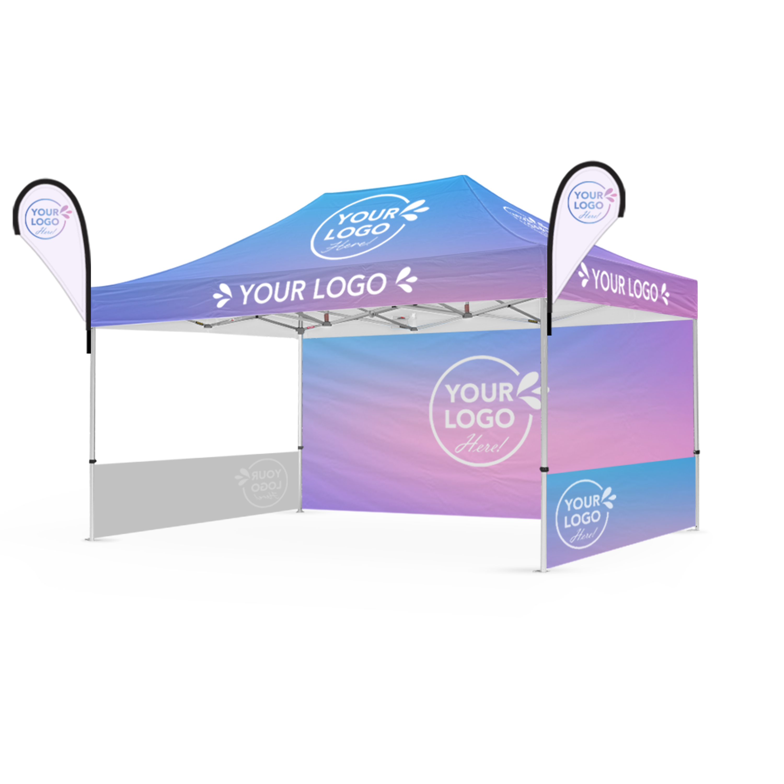 3m x 4.5m Printed Folding Marquee | Executive Display Package