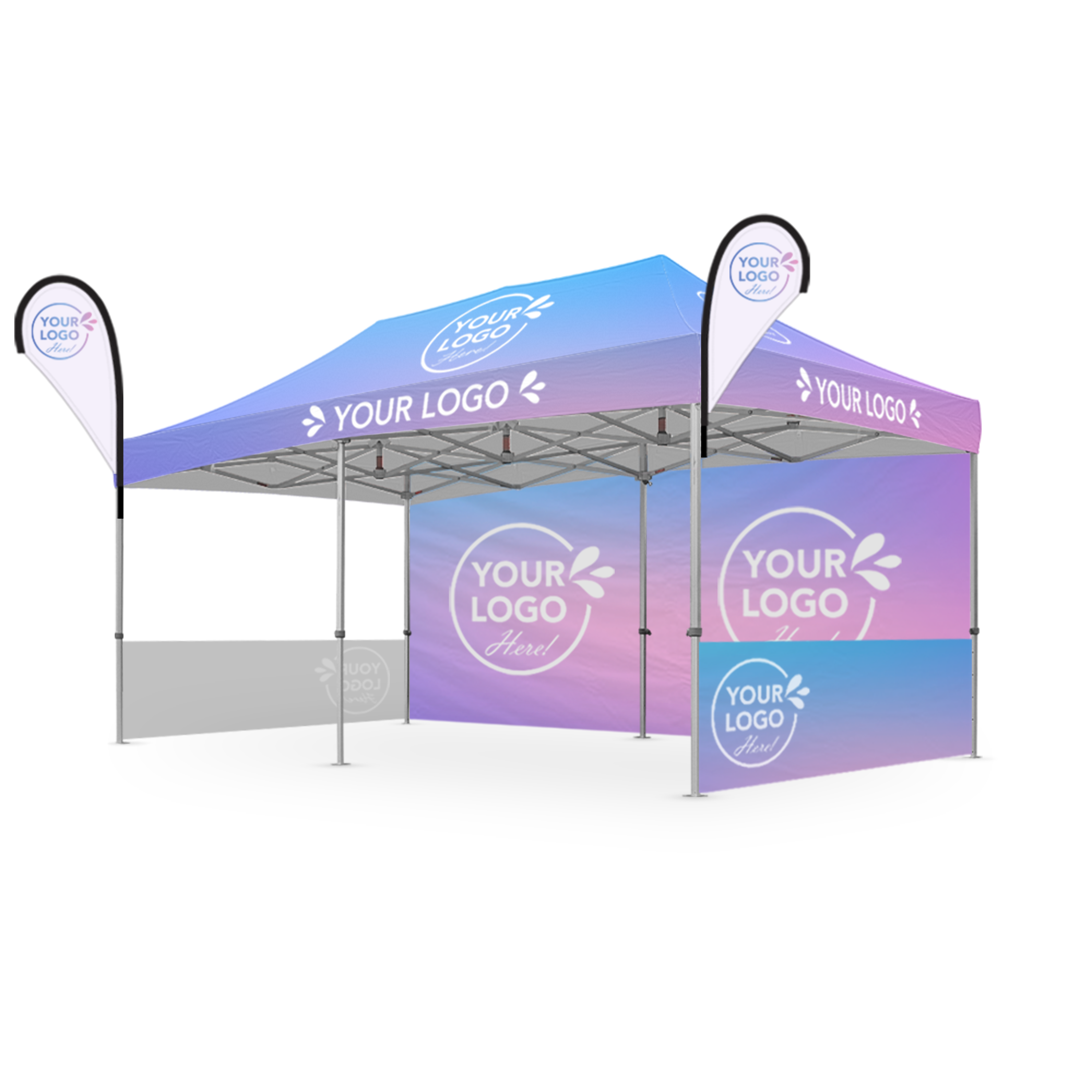 3m x 6m Printed Folding Marquee | Executive Display Package