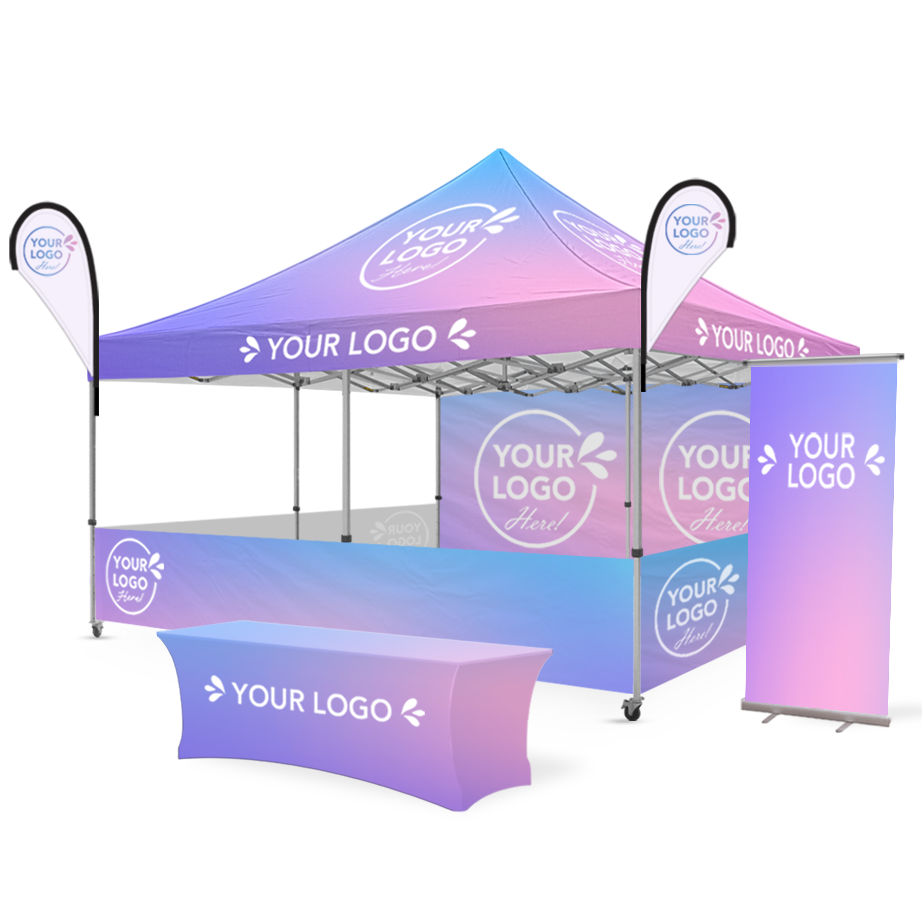 5m x 5m Printed Folding Marquee | Custom Elite Package