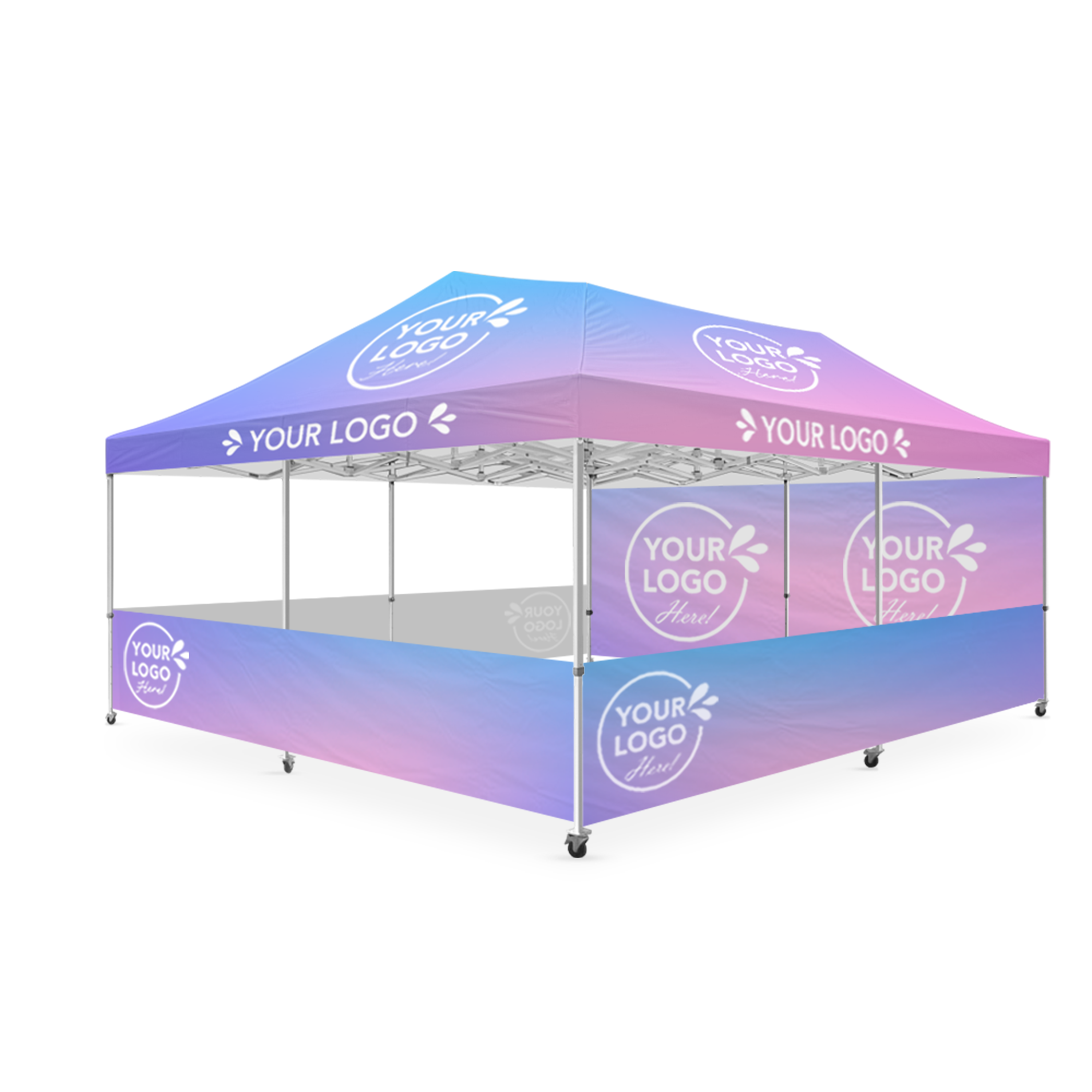 6m x 6m Printed Folding Marquee | Engage Package