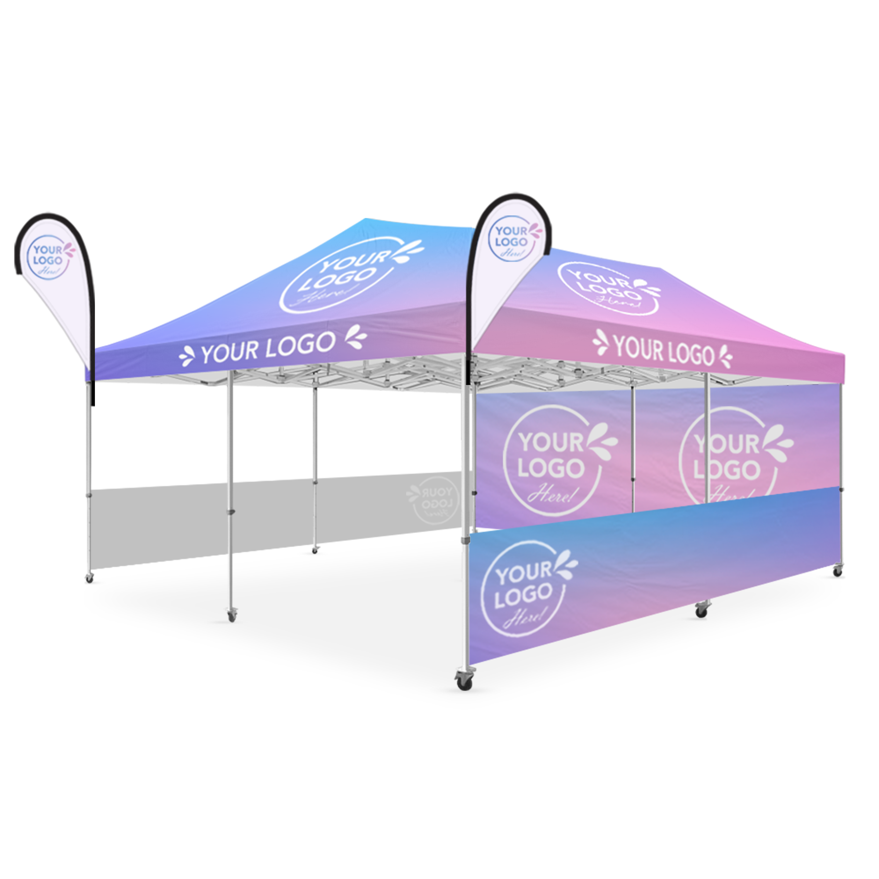 6m x 6m Printed Folding Marquee | Executive Dsiplay Package