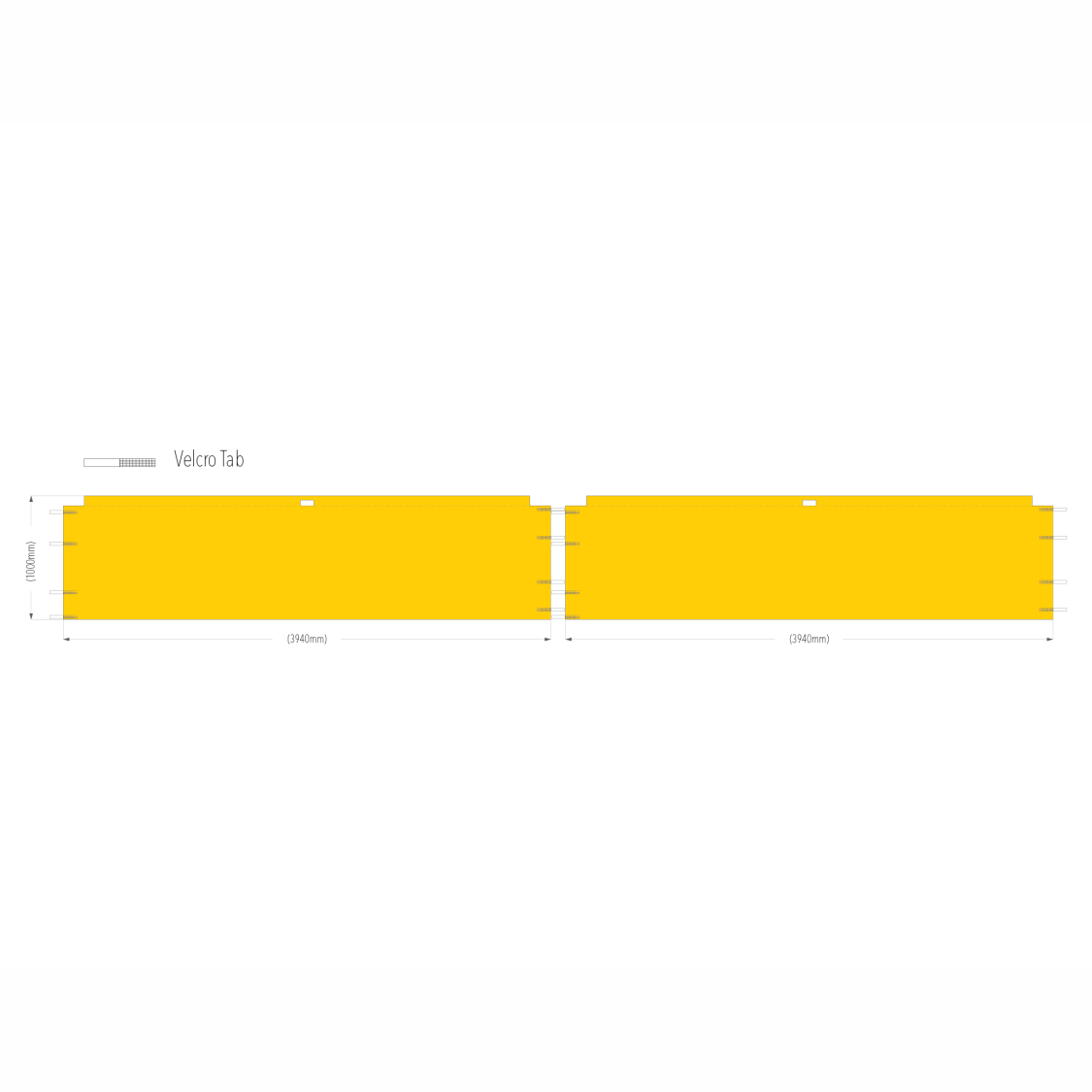 8m Marquee Half Wall | Marquee Accessory