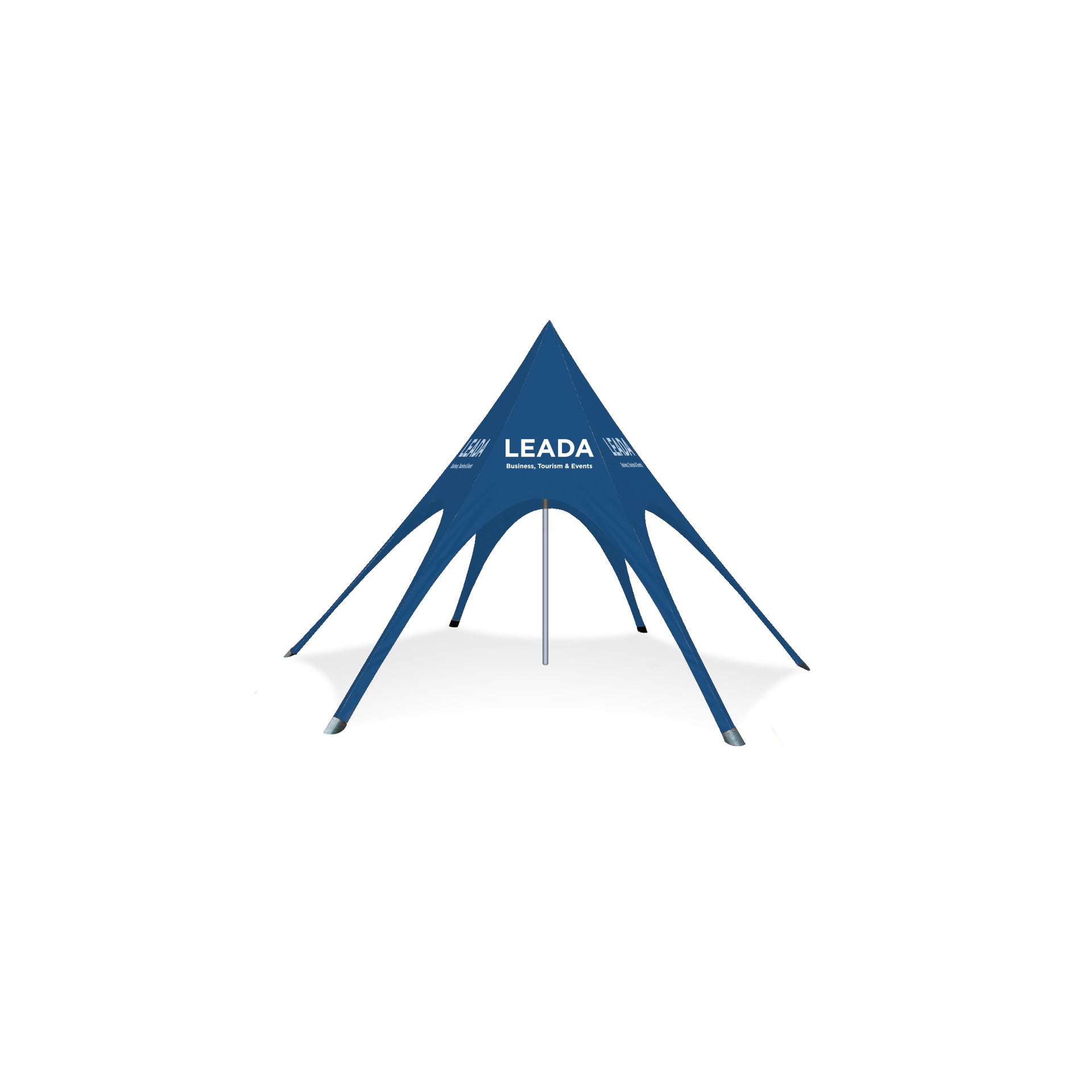 6m Single Pole Custom Star Shade | Star Tents