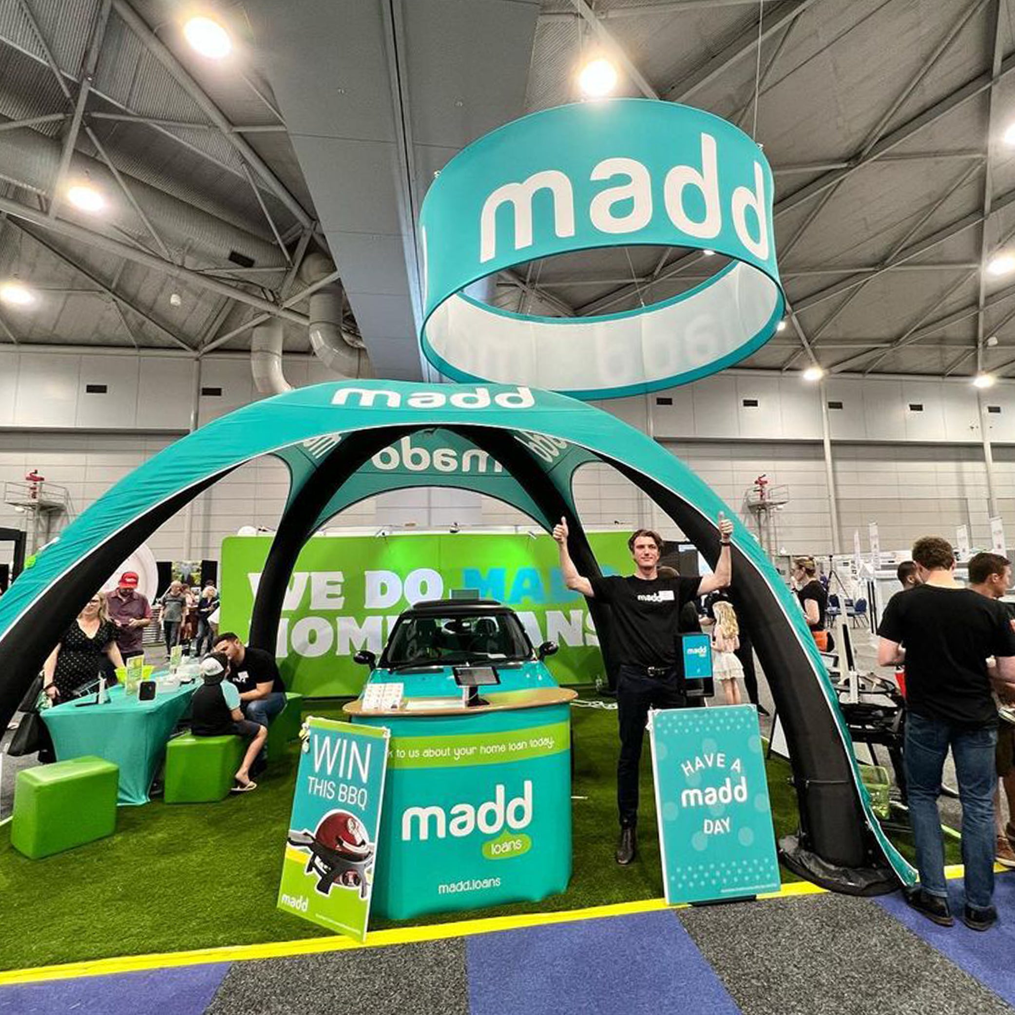 4m x 4m Custom Alpha | High Pressure Inflatables