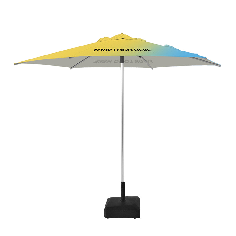 2.7m dia. Custom Printed Classic Octagonal | Umbrellas