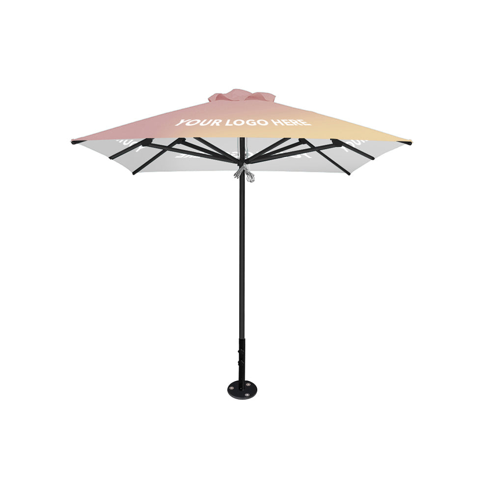 2.5m x 2.5m Custom Printed Saville Square | Umbrellas