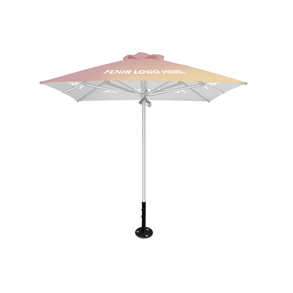 2.5m x 2.5m Custom Printed Saville Square | Umbrellas