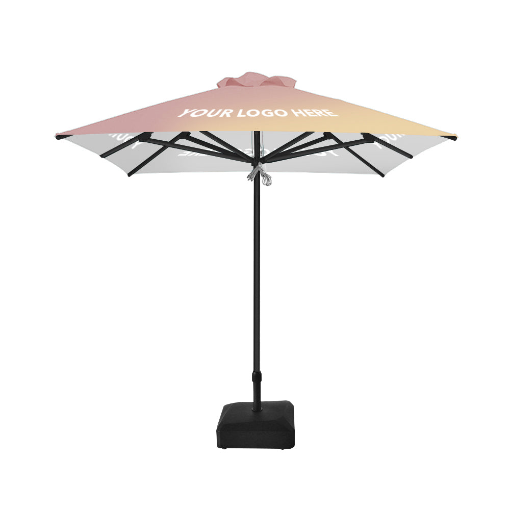 2m x 2m Custom Printed Saville Square | Umbrellas