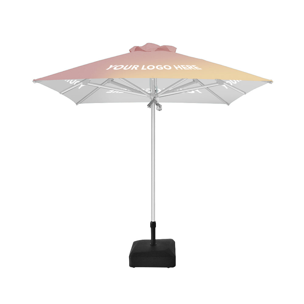 2m x 2m Custom Printed Saville Square | Umbrellas