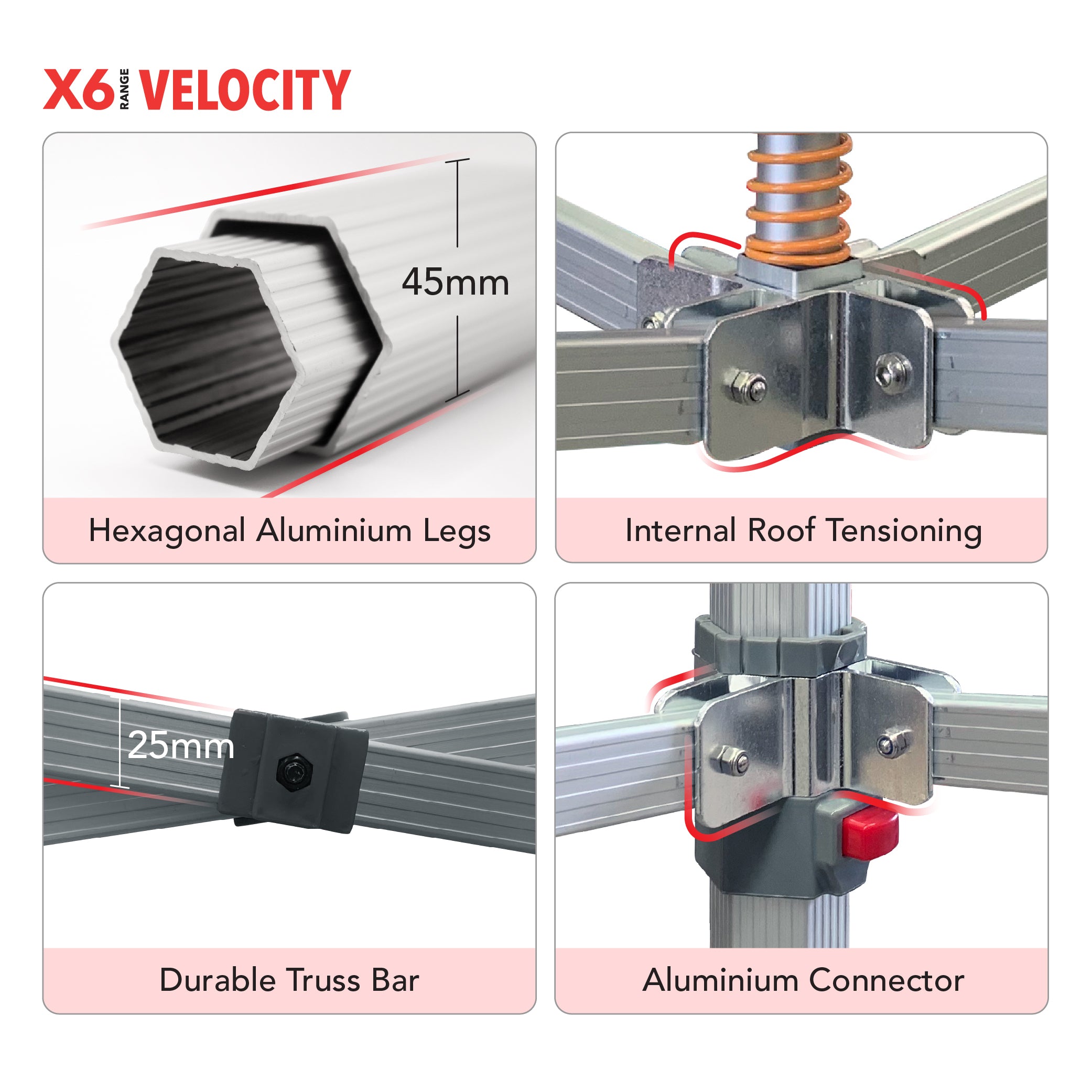 3m x 6m Printed Folding Marquee